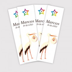 Marcapáginas para bautizos (punto de libro)