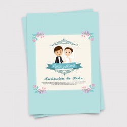 Invitaciones de Boda A5 (15x21 cms.)