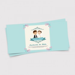 Invitaciones de Boda DL (10x21 cms.)